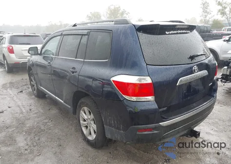 2013 Toyota Highlander Se V6 from USA, damaged, VIN 5TDBK3EHXDS226584